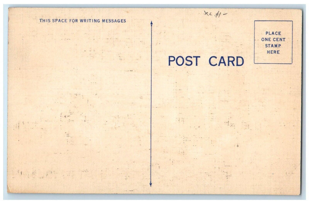 c1910's Couple Romance Hugging Lake Side Owl Get Wise To Yourself Postcard