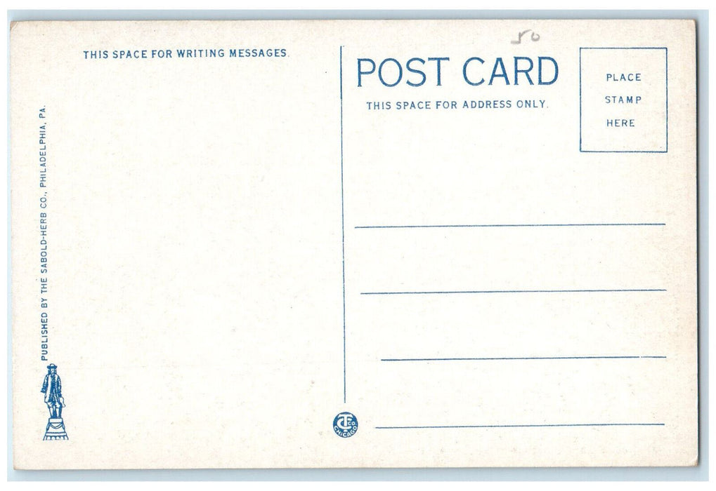 Penn Square Looking West Motel Cars Building Reading Pennsylvania PA Postcard