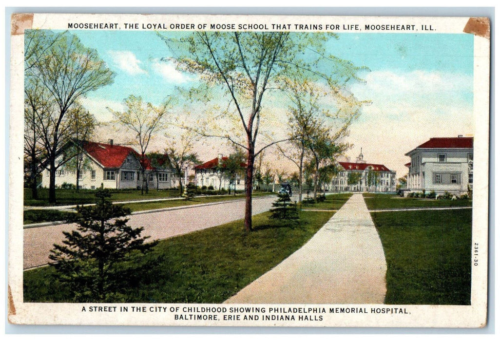 Mooseheart The Loyal Order Of Moose School That Trains For Life IL Postcard