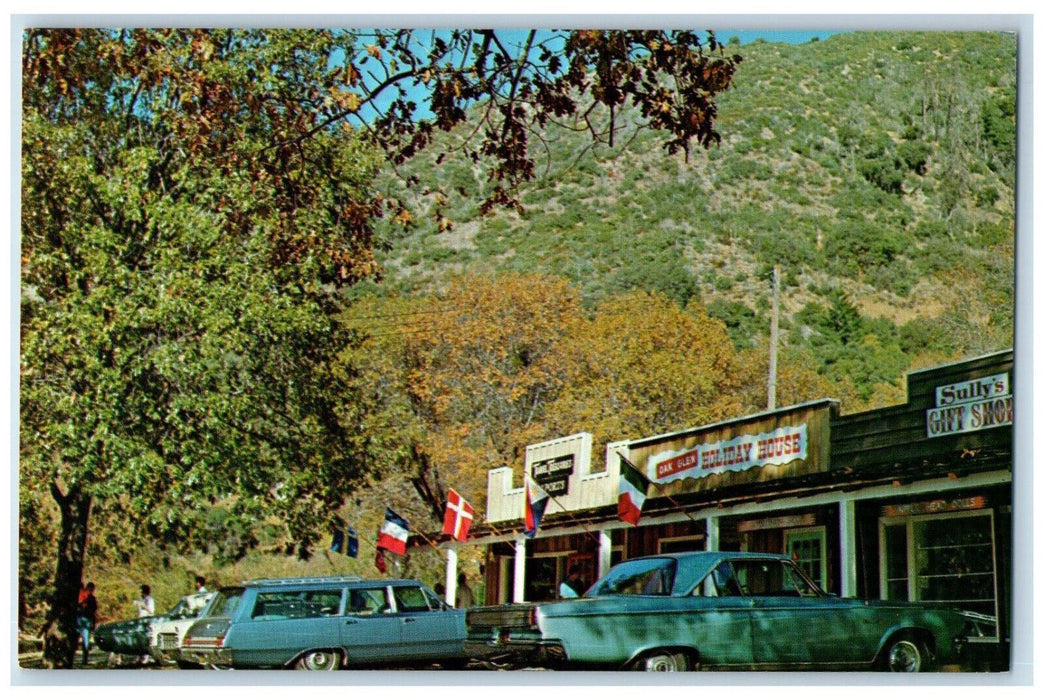 Greetings From Oak Glen Holiday House Gift Shop Yucaipa California CA Postcard