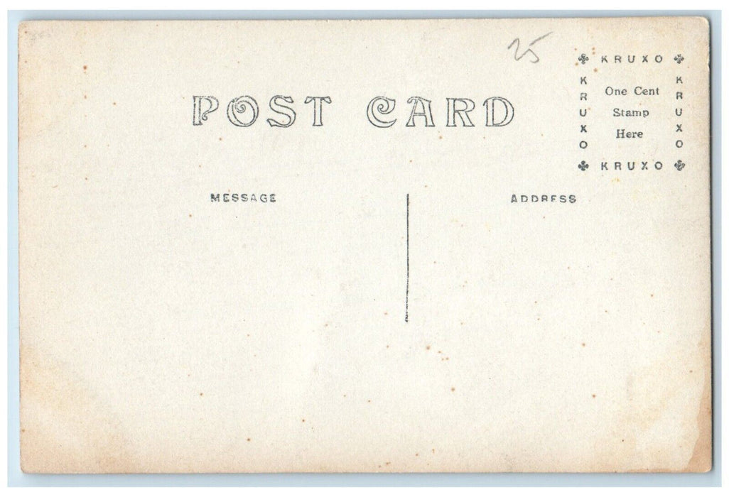 c1910's Devils Glen Scene Davenport Iowa IA RPPC Photo Unposted Postcard
