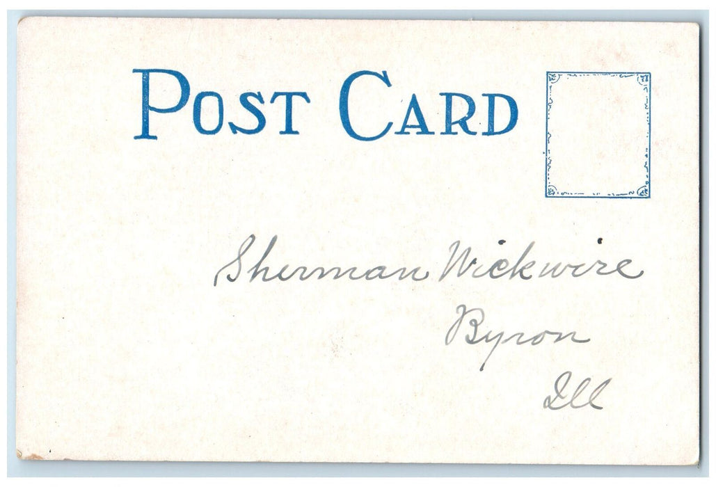 c1920's A Record Flight Sunday School Rally Day Illinois IL Unposted Postcard