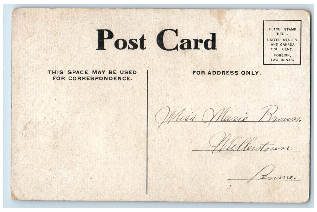 c1920's Eastland In River Chicago Illinois IL Unposted Vintage Steamer Postcard