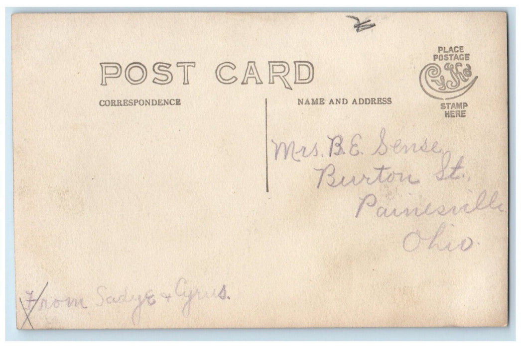 c1910's Horse & Wagon Barn Workers Wheelbarrow RPPC Photo Postcard