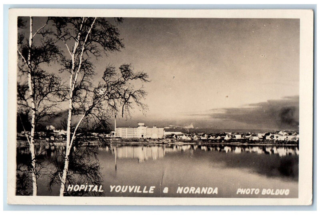c1910's Youville Hospital Quebec Val D'OR Canada RPPC Photo Antique Postcard