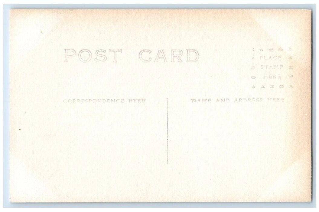 1911 Employees Occupational Business Suit East Orange NJ RPPC Photo Postcard