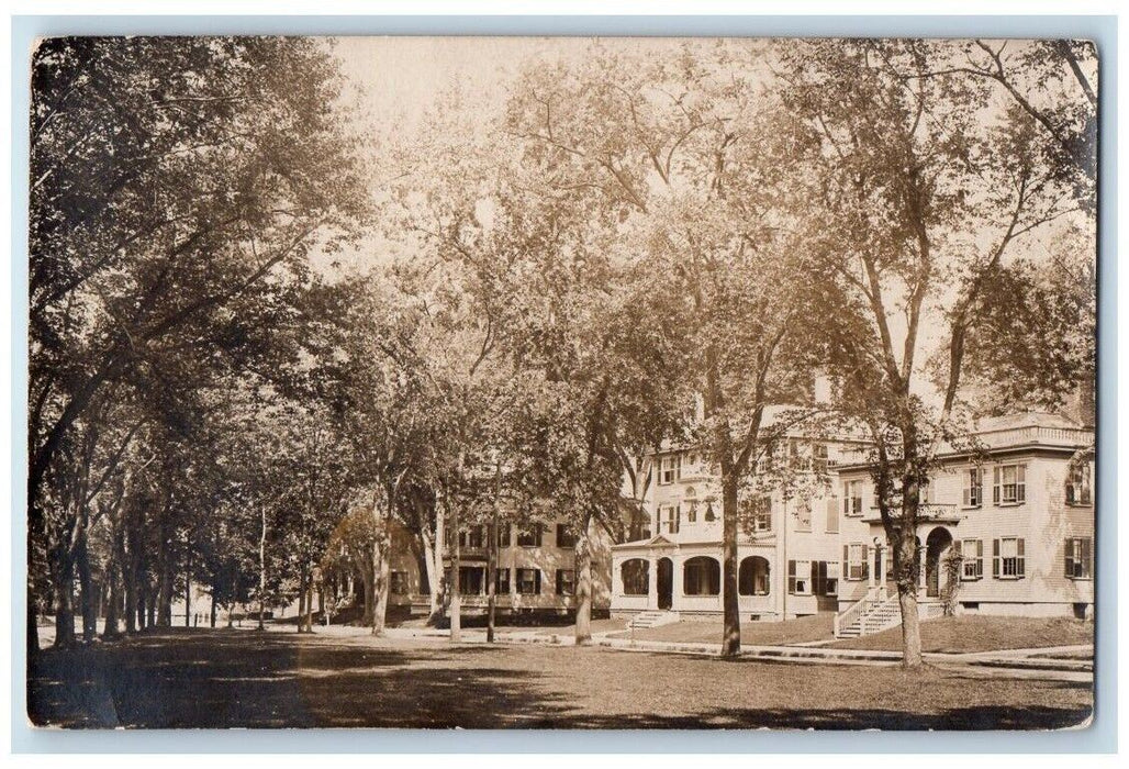 1916 Home Residence View Taunton Massachusetts MA RPPC Photo Posted Postcard