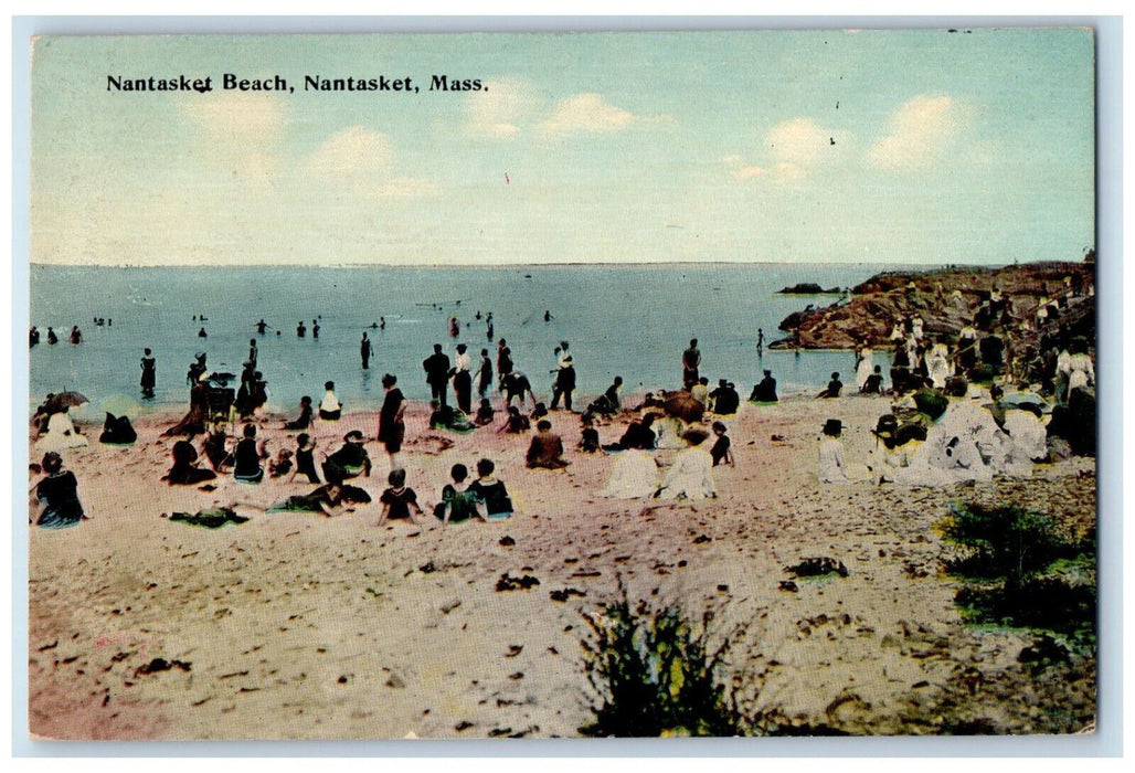 1913 Nantasket Beach Nantasket Massachusetts MA Antique Posted Postcard
