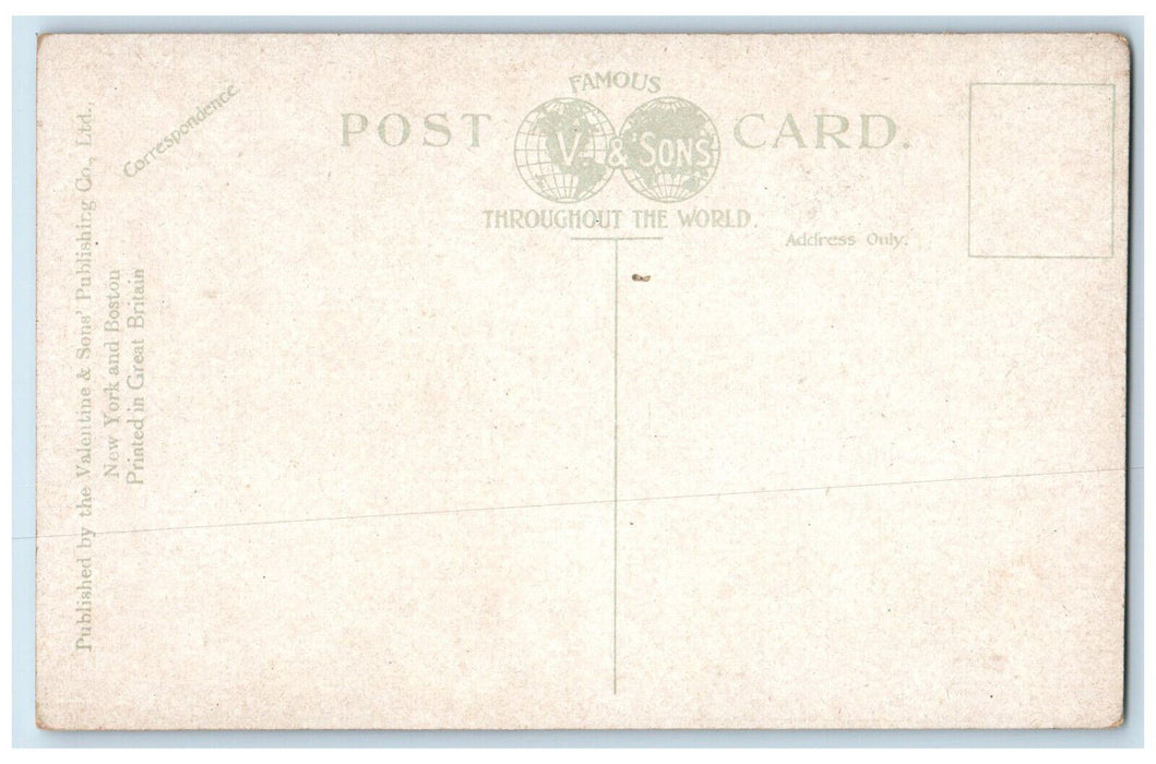 1910 YMCA Building Worcester Massachusetts MA Unposted Antique Postcard
