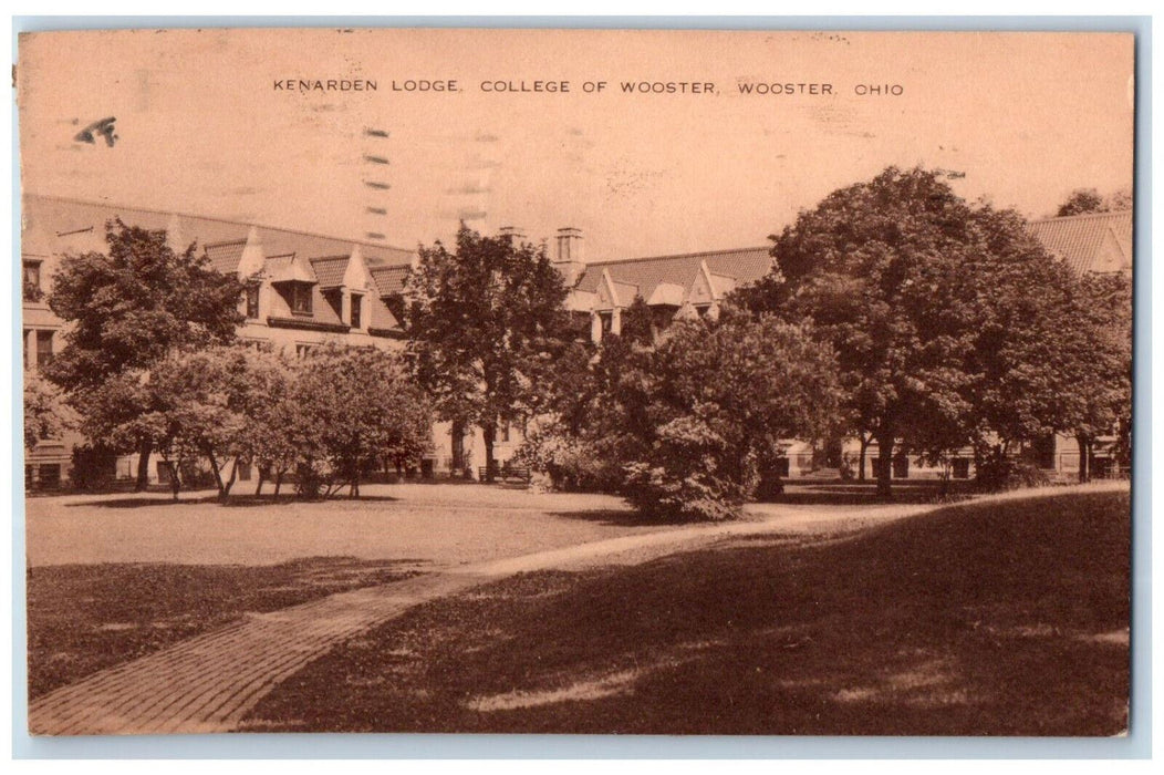 1955 Kenarden Lodge College of Wooster Wooster Ohio OH Vintage Postcard