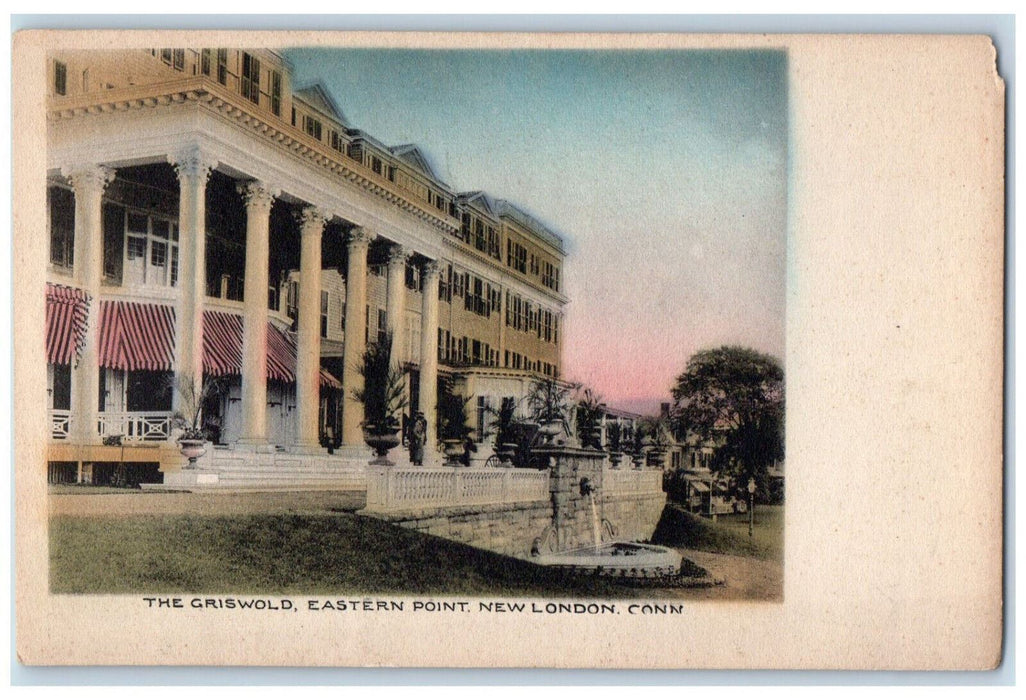 c1910 The Griswold Eastern Point New London Connecticut CT Unposted Postcard