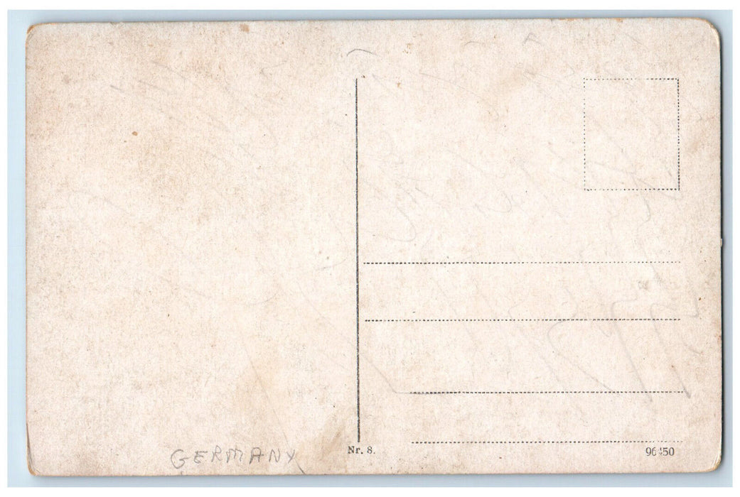 c1910 View Of The City Garden Reutlingen Baden-Württemberg Germany Postcard