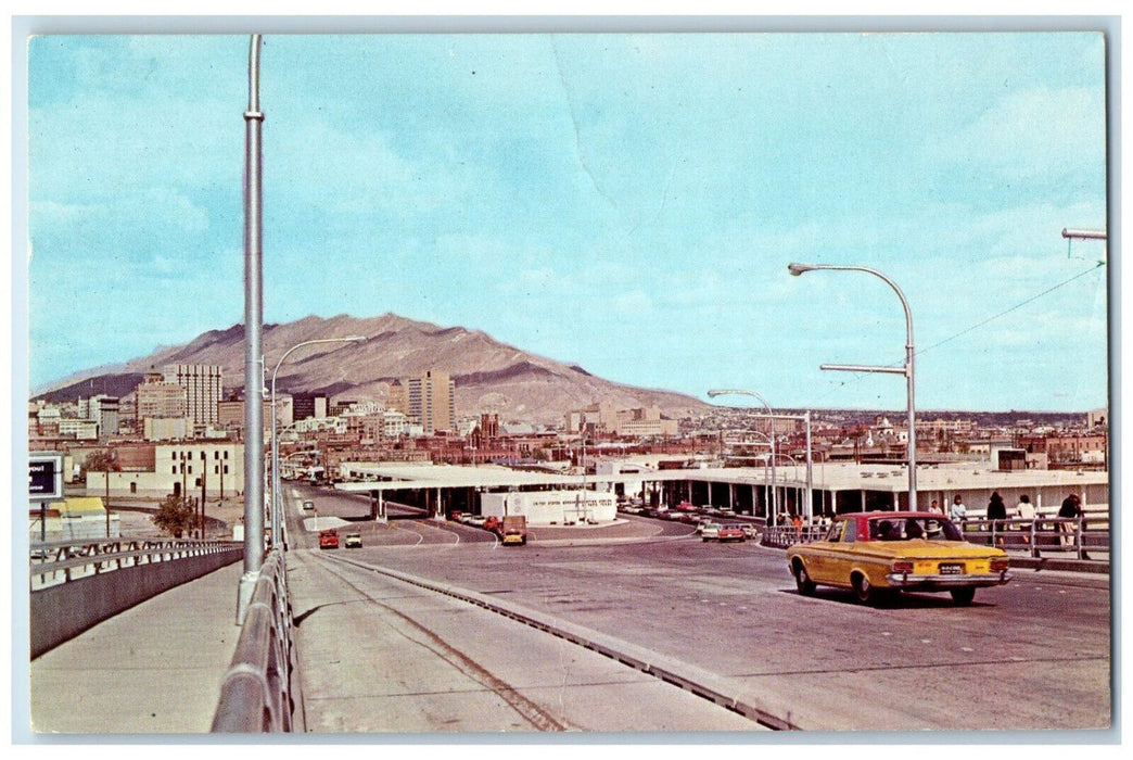 c1950's Puente Paso Del Norte Ciudad Juarez Chihuahua Mexico Postcard