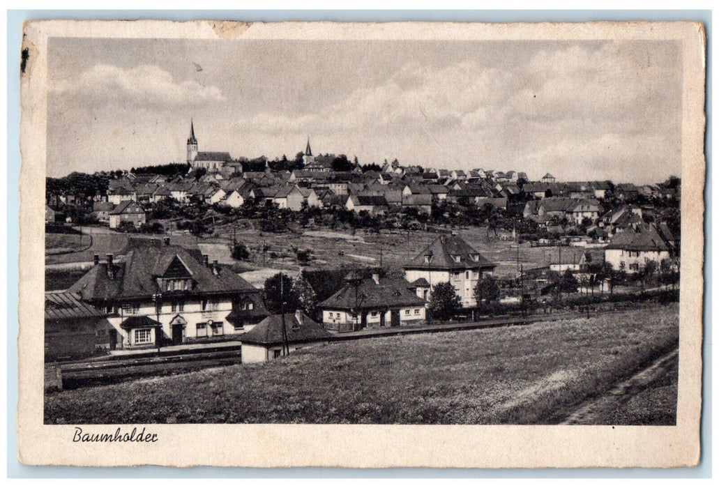 1941 Baumholder Birkenfeld District Rhineland-Palatinate Germany Postcard