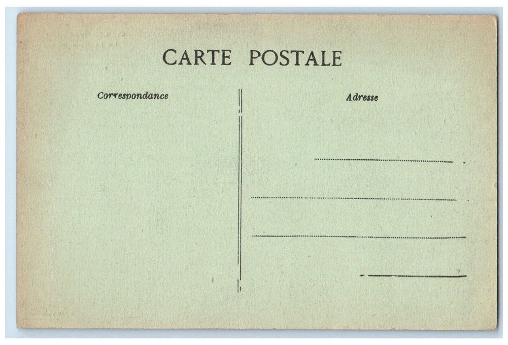 c1910 Le Pont Bouju Chartres Billiard Hall France Unposted Antique Postcard