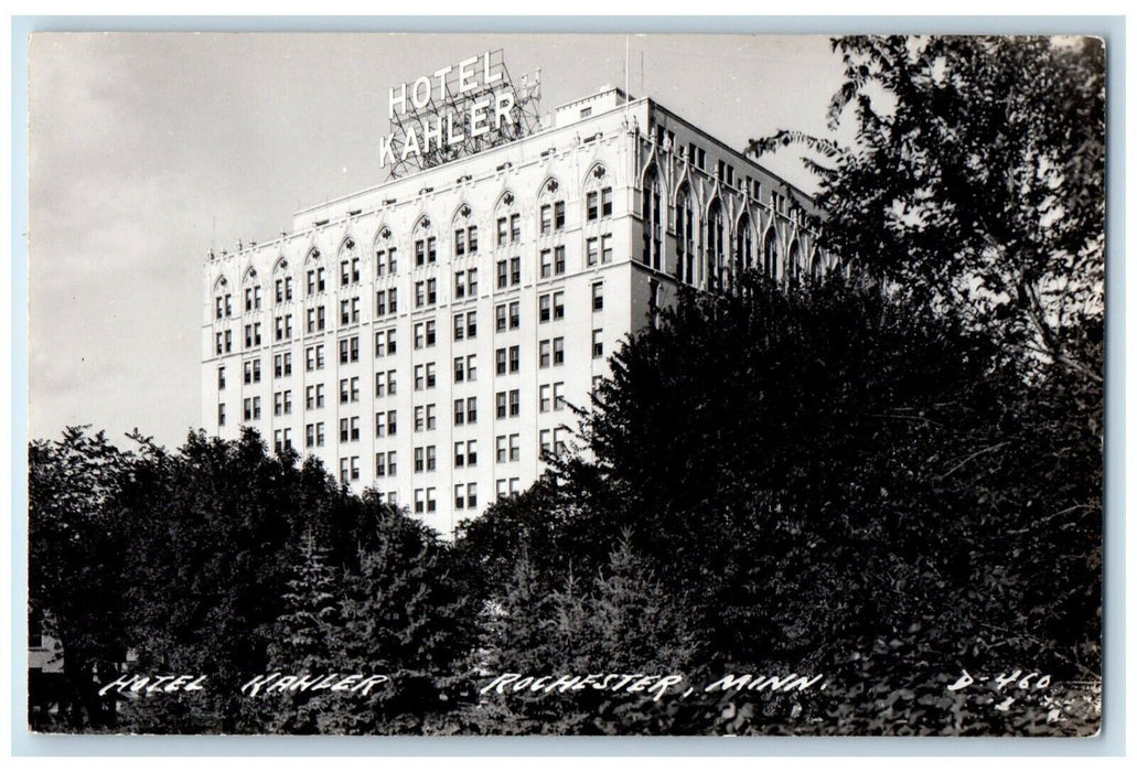 c1940's Hotel Kahler View Rochester Minnesota MN RPPC Photo Unposted Postcard