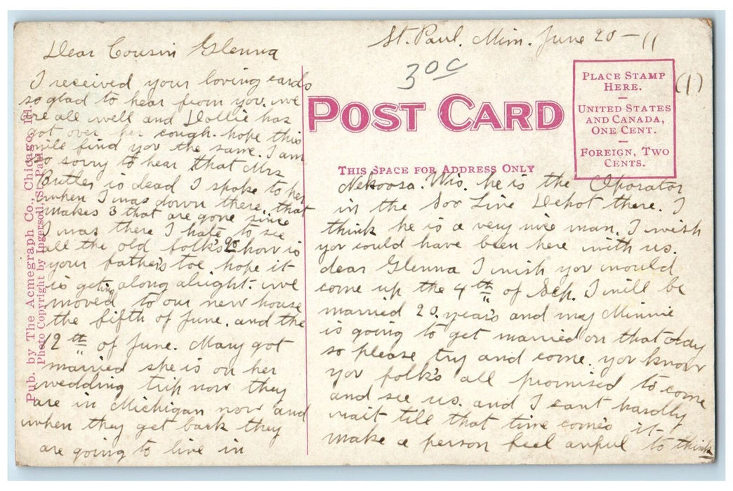 c1950's Union Depot & Boat Docks Ferry Container St. Paul Minnesota MN Postcard