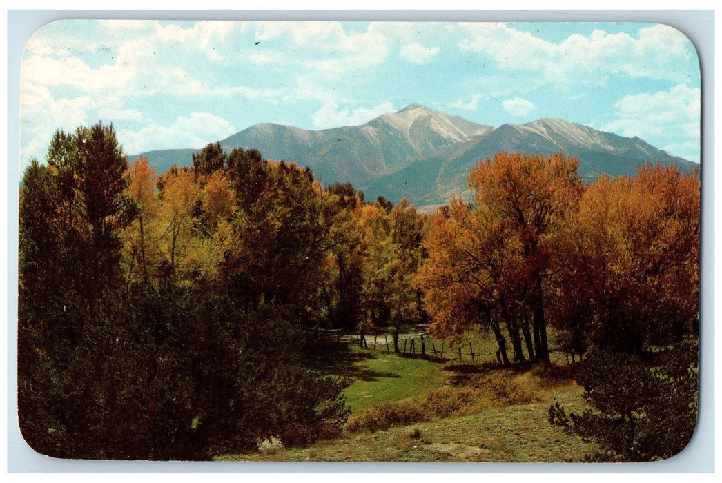 c1960's Mt. Princeton Famous Collegiate Range Buena Vista Colorado CO Postcard