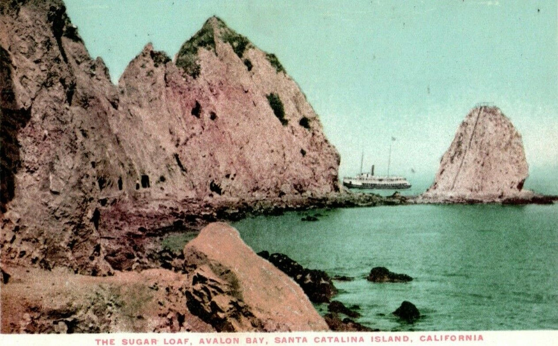 c1905 Sugar Loaf and Bay Catalina Island California CA Unposted Antique Postcard
