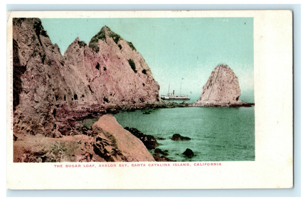 c1905 Sugar Loaf and Bay Catalina Island California CA Unposted Antique Postcard