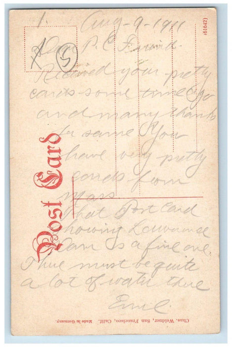 The Hitchcock Military Academy San Rafael Marin County California CA Postcard