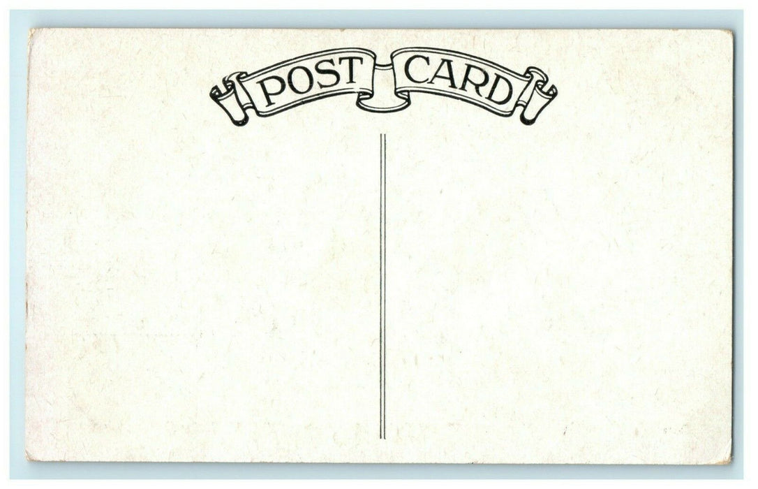 c1910 Bannack Montana Capitol Bob Hall Sketch Cowboy Artist Postcard