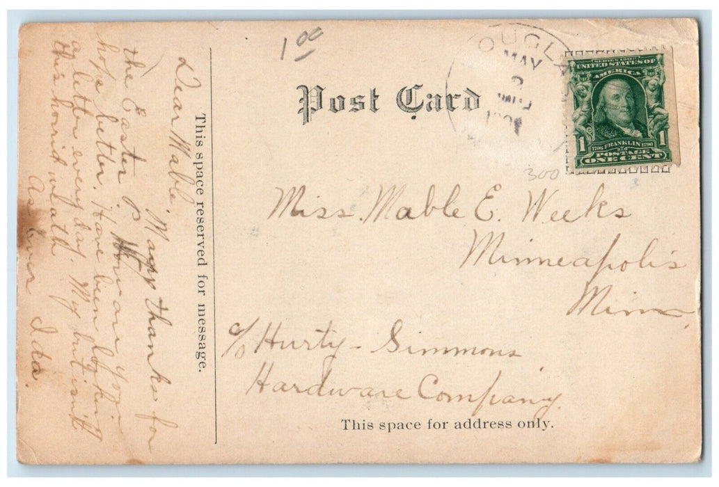 c1910 Rochester Central School Building Rochester Minnesota MN Vintage Postcard