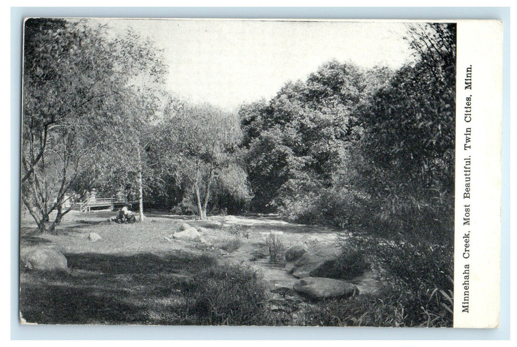 c1910s Minnehaha Creek, Most Beautiful Twin Cities, Minnesota MN Postcard