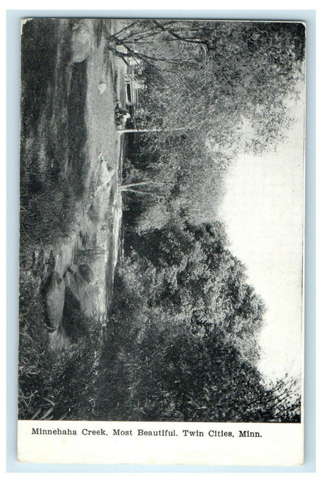 c1910s Minnehaha Creek, Most Beautiful Twin Cities, Minnesota MN Postcard