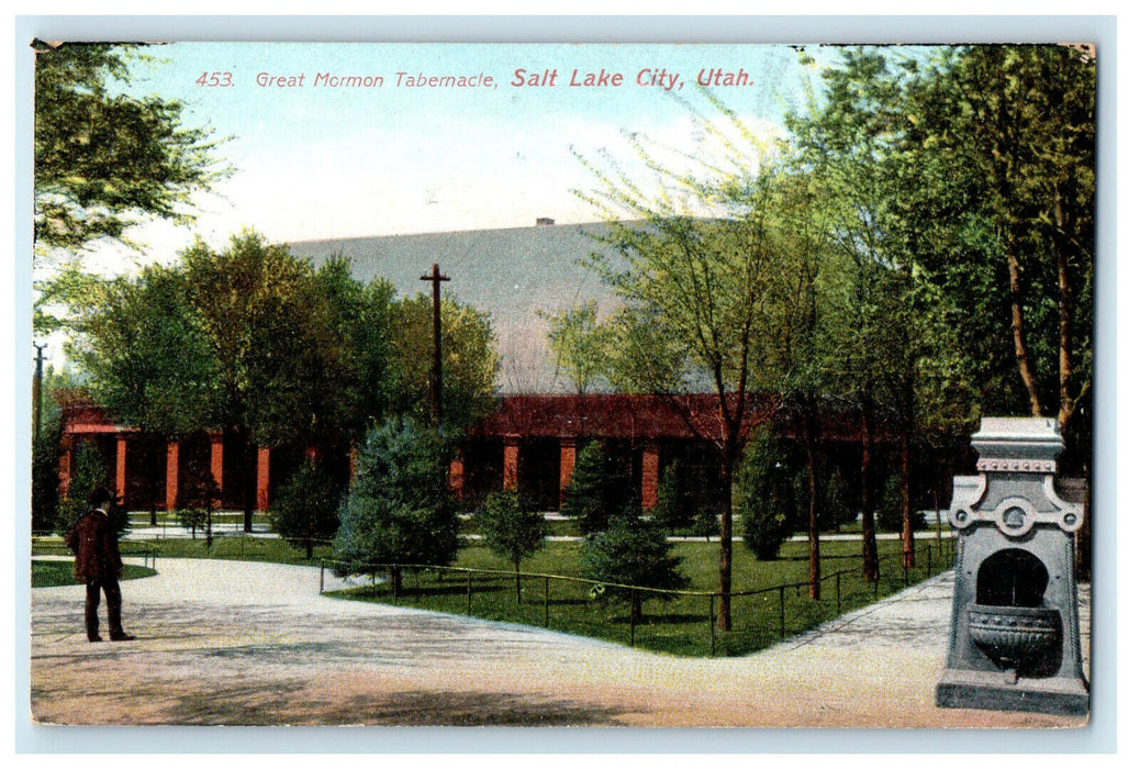 c1910s Great Mormon Tabernacle, Salt Lake City Utah Unposted Postcard