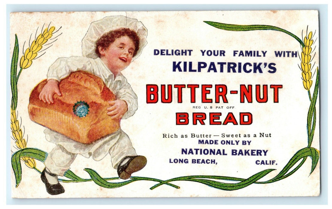 Kilpatrick's Bread Advertisement Long Beach California CA Antique