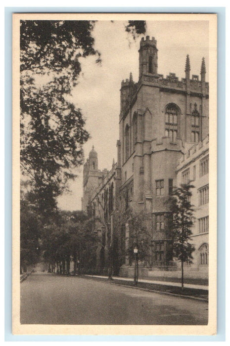c1940's Along The Midway University Of Chicago Illinois IL Vintage Postcard
