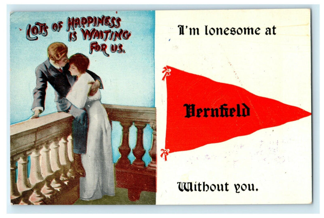 c1910 Advertising Catalog for Postcards Vernfield Pennsylvania PA Antique