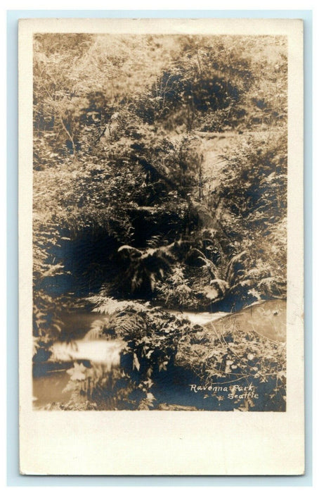 c1910 Ravenna Park Seattle Washington WA Antique RPPC Photo Postcard