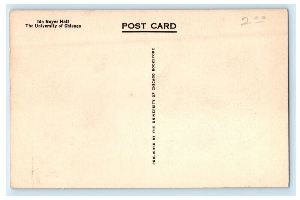 c1940's Ida Noyes Hall University Of Chicago Illinois IL Vintage Postcard
