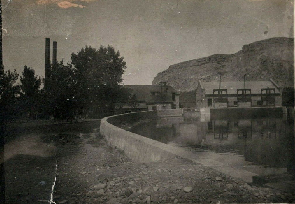 1907 New Plant Factory Billings Montana MT Amateur RPPC Photo Postcard