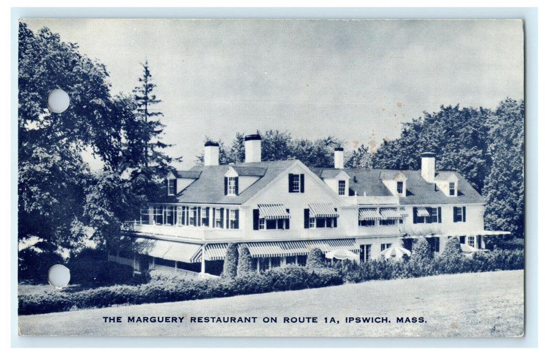 c1930's Marguery Restaurant on Route 1A Ipswich Massachusetts MA Postcard