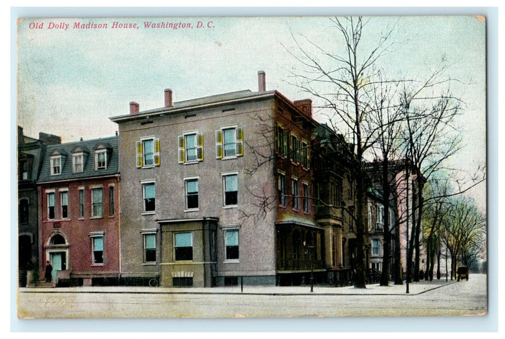 c1910's Old Dolly Madison House Washington DC Antique Postcard