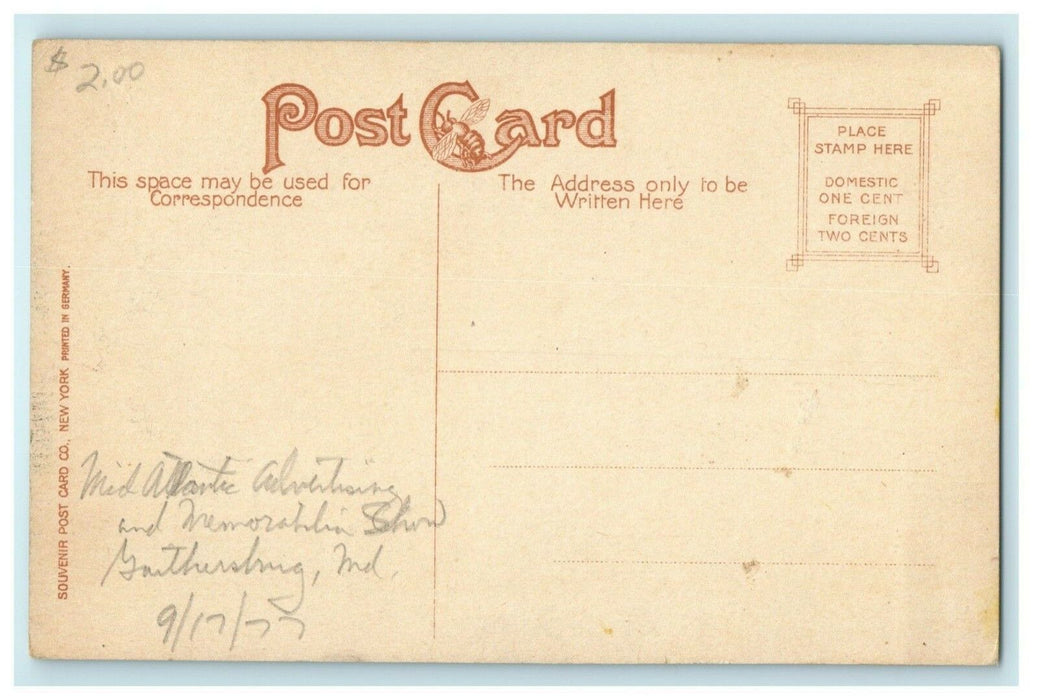 c1910's Old Dolly Madison House Washington DC Antique Postcard