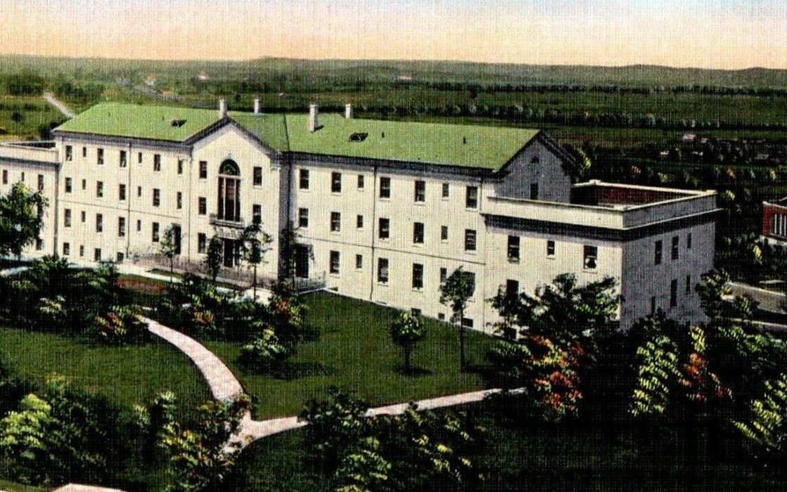 Birds Eye Of West Hall Heating Plant Teachers College Bowling Green KY Postcard