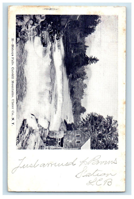 1906 Bishop Falls, Catskill Mountains, Utica New York NY Kingston NY Postcard