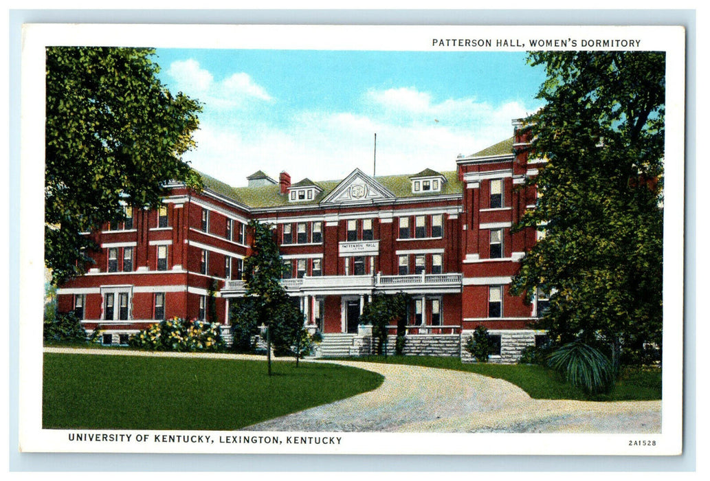 c1920 Women's Dormitory University of Kentucky Lexington Kentucky Postcard