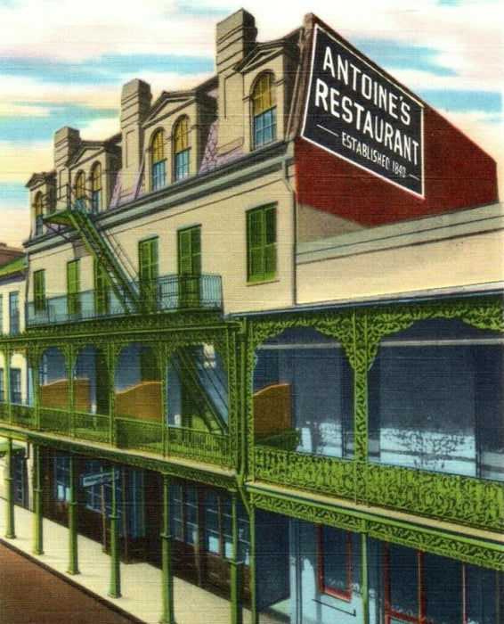 c1940's Antoine's Restaurant St. Louis St. New Orleans Louisiana LA Postcard