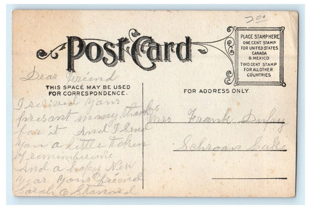 c1910's Second D Chicago Views Illinois IL Multiview Antique Postcard