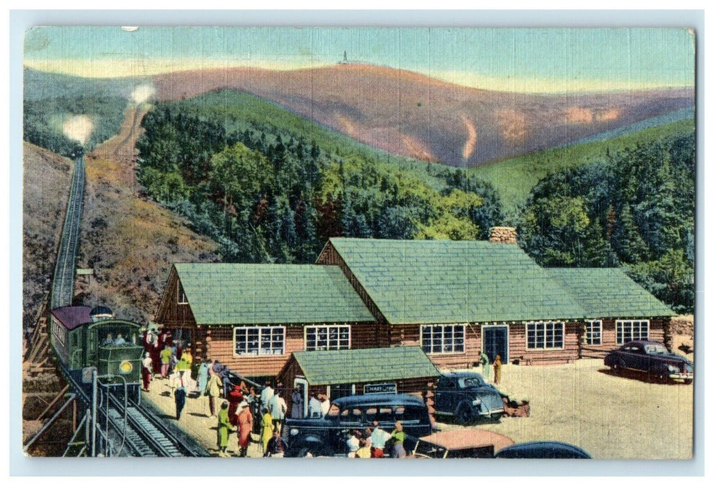 1955 New Marshfield House MT. Washington COG Railway White Mountains NH Postcard