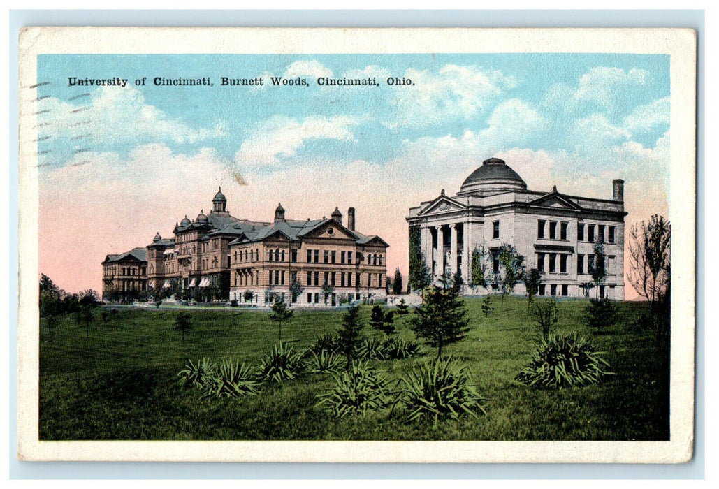 1921 University of Cincinnati Burnett Woods, Cincinnati Ohio OH Postcard