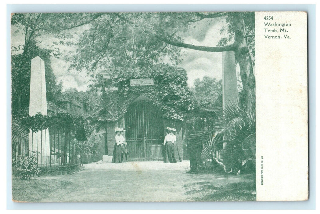 c1905 Washington Tomb Mt. Vernon Virginia VA Unposted Antique Postcard