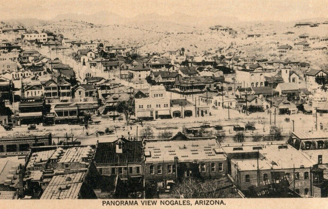 c1915 Panorama View of Nogales Arizona AZ Posted Antique Postcard