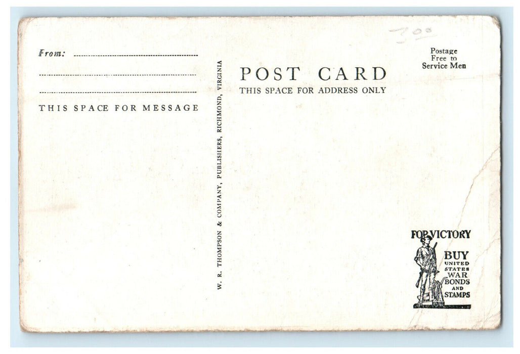 c1920s Station Hospital, Fort Geo G Meade Maryland MD Unposted Postcard