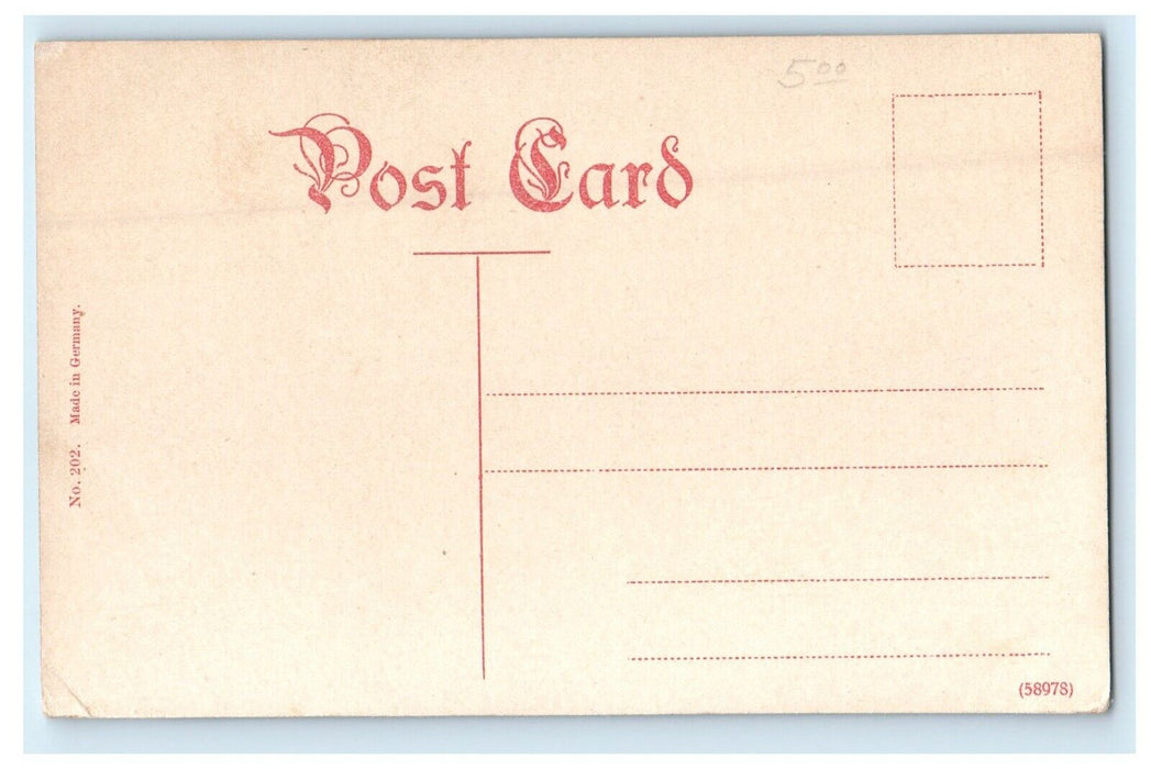 c1910's Union Stock Yards Prize Arabian Stud Horse Chicago Illinois IL Postcard